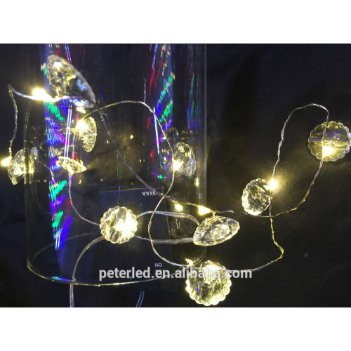 2016 new designed Battery operated LED String Light with shapes for Holiday Decoration